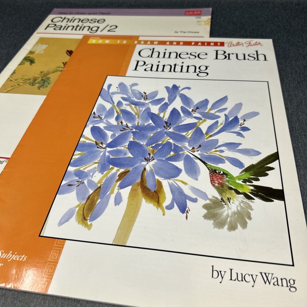 Walter Foster Chinese Brush Painting Lucy Wang & The Chows How to Watercolor Art